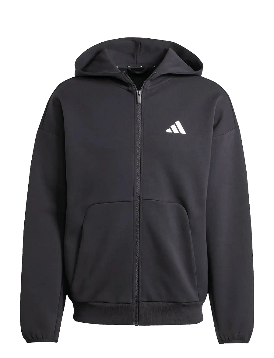 adidas Sportswear - M FI SL FZ - kapuzenpullover - black - 1