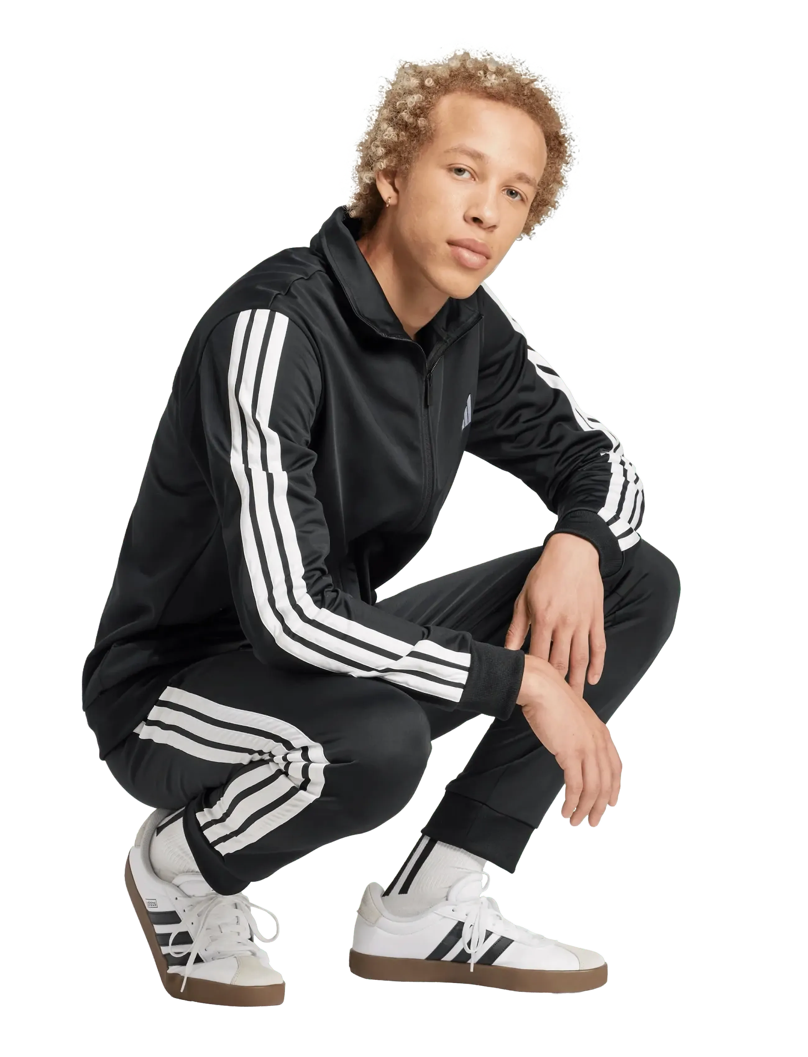 adidas Sportswear - M 3S TR TT TS - træningsdragter - black - 0