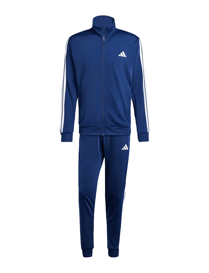 adidas Sportswear - M 3S TR TT TS - tracksuits - dkblue - 1