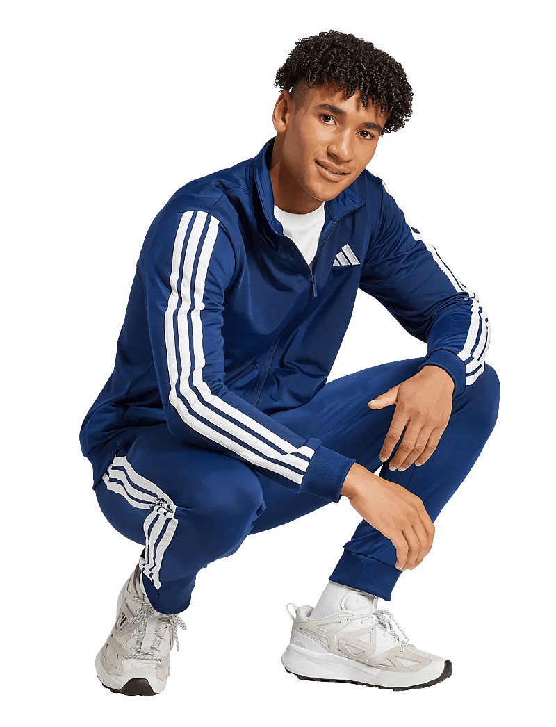adidas Sportswear - M 3S TR TT TS - tracksuits - dkblue - 0
