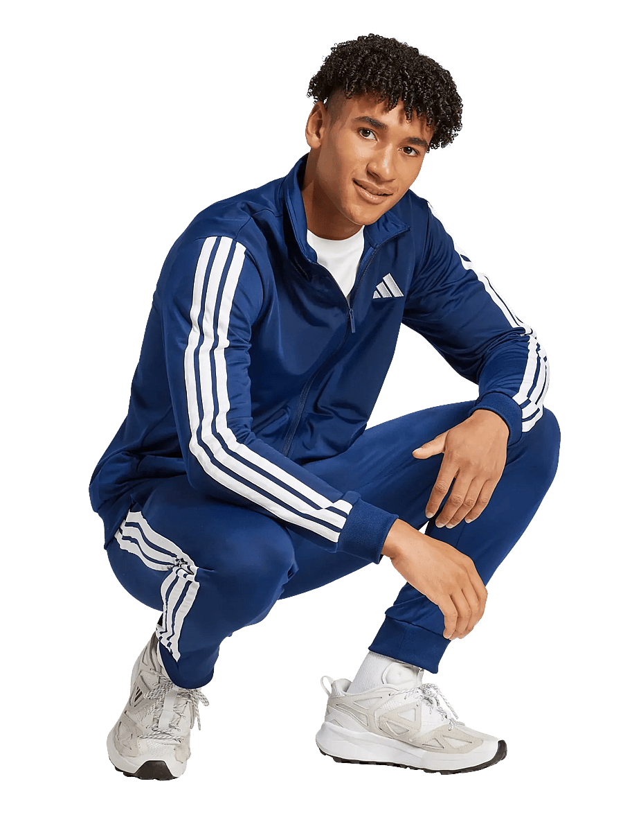 adidas Sportswear - M 3S TR TT TS - tracksuits - dkblue - 0