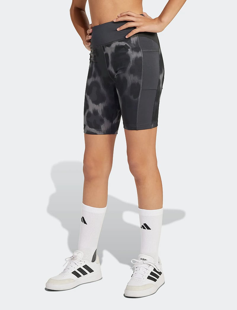 adidas Sportswear - JG OPT PR BK L - sporta šorti - grefiv/carbon/black - 0