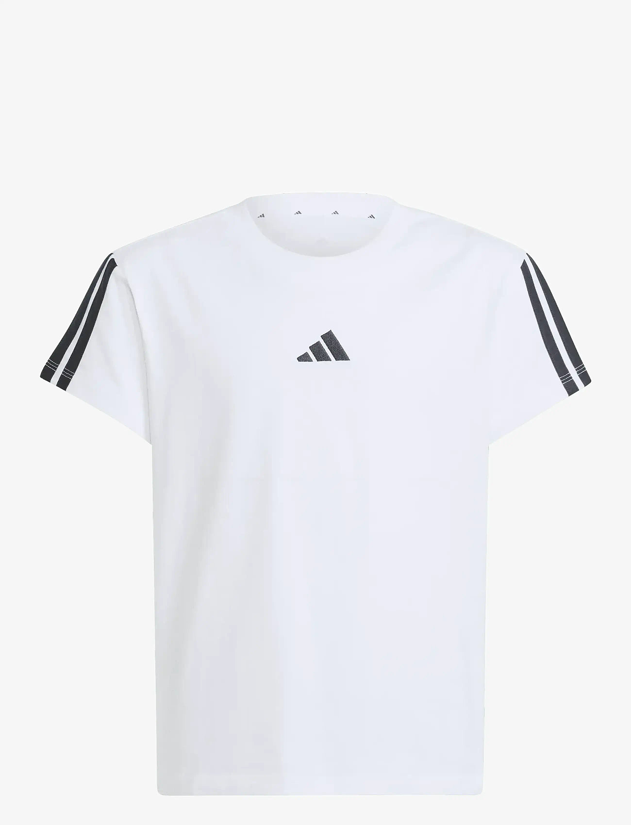 adidas Sportswear - JG 3S TEE 160 - kortærmede t-shirts - white/black - 1