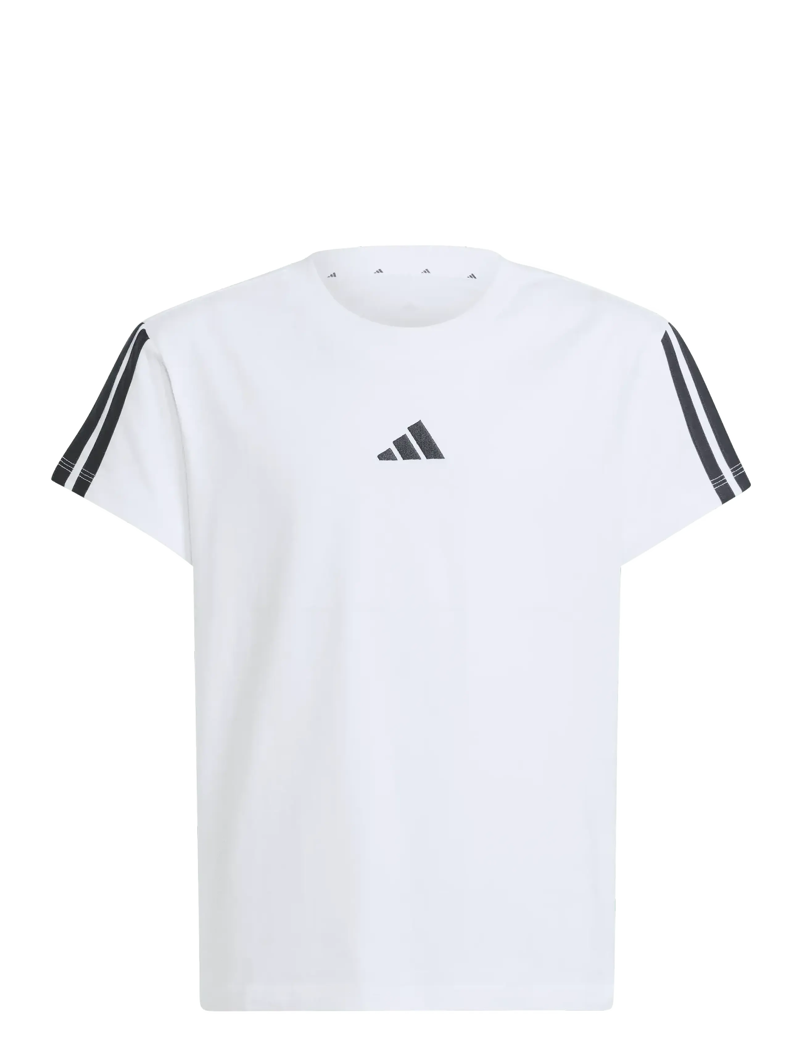 adidas Sportswear JG 3S TEE 160 - Riided - WHITE/BLACK / white