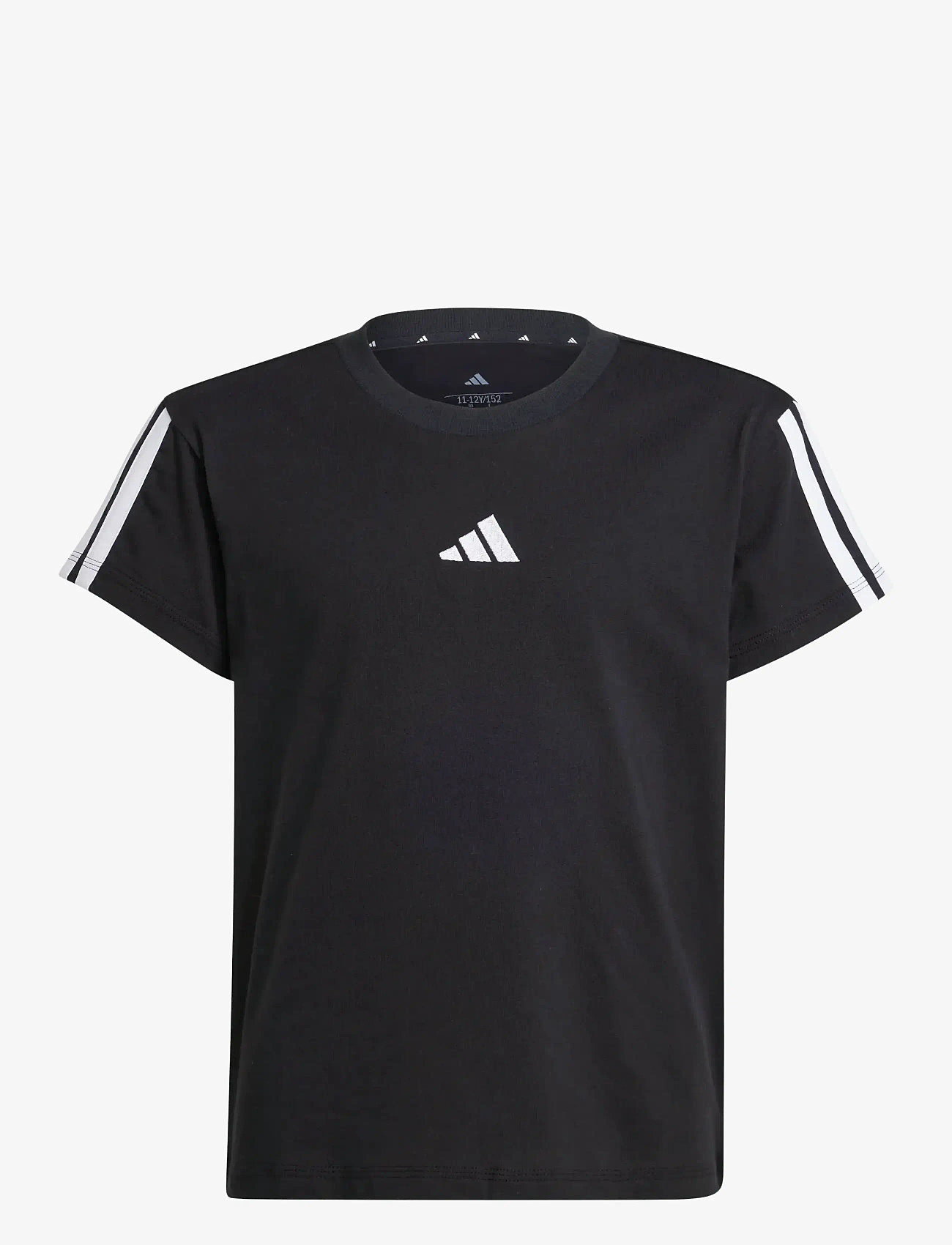 adidas Sportswear - JG 3S TEE 160 - kurzärmelig - black/white - 1