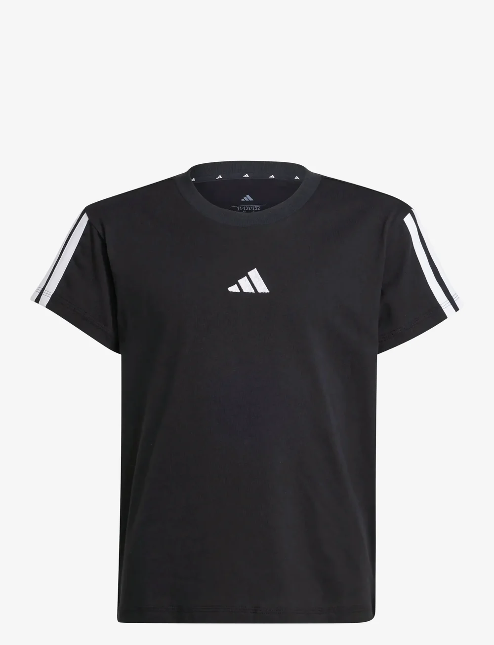 adidas Sportswear - JG 3S TEE 160 - kurzärmelig - black/white - 1