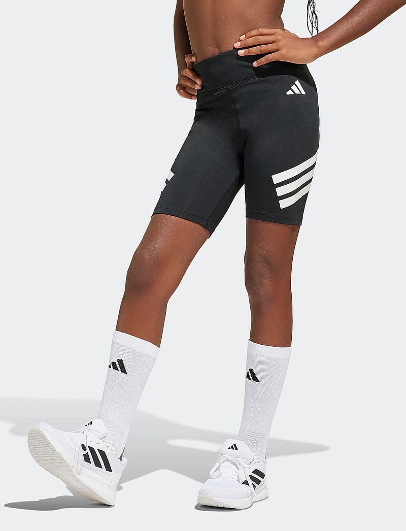 adidas Sportswear - JG OPT BK LEG - skriešanas un treniņu legingi - black/white - 0