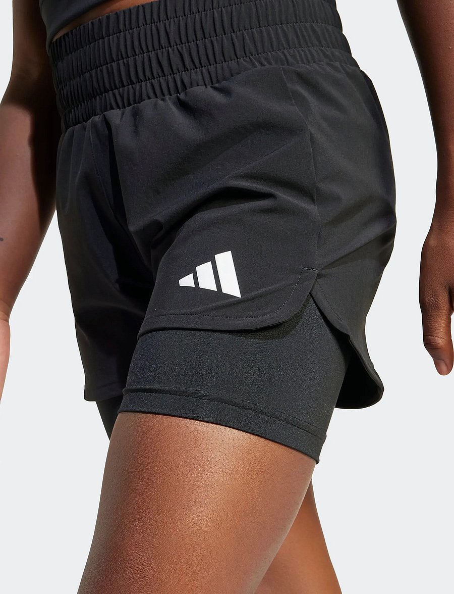 adidas Sportswear - JG PACER 2IN1 S - black/white - 4