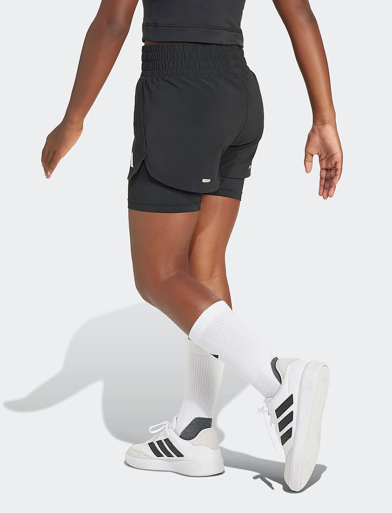 adidas Sportswear - JG PACER 2IN1 S - black/white - 5