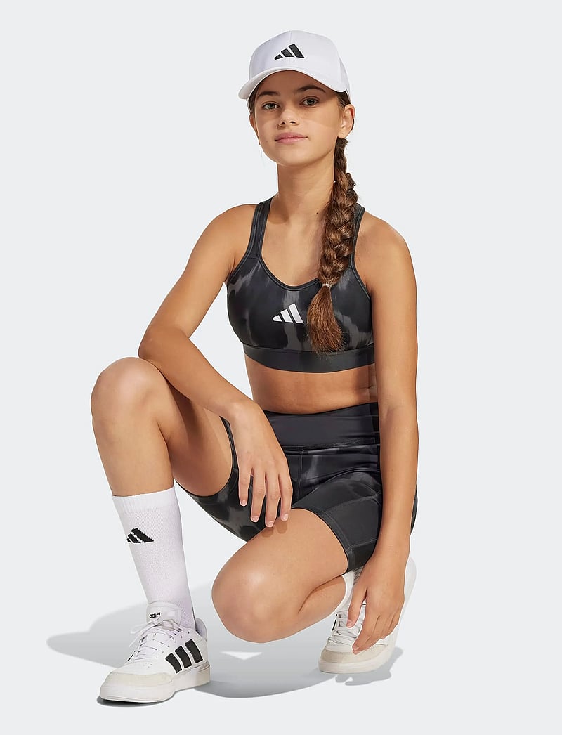 adidas Sportswear - JG MAR PR BRA - oberteile - grefiv/carbon/black - 0