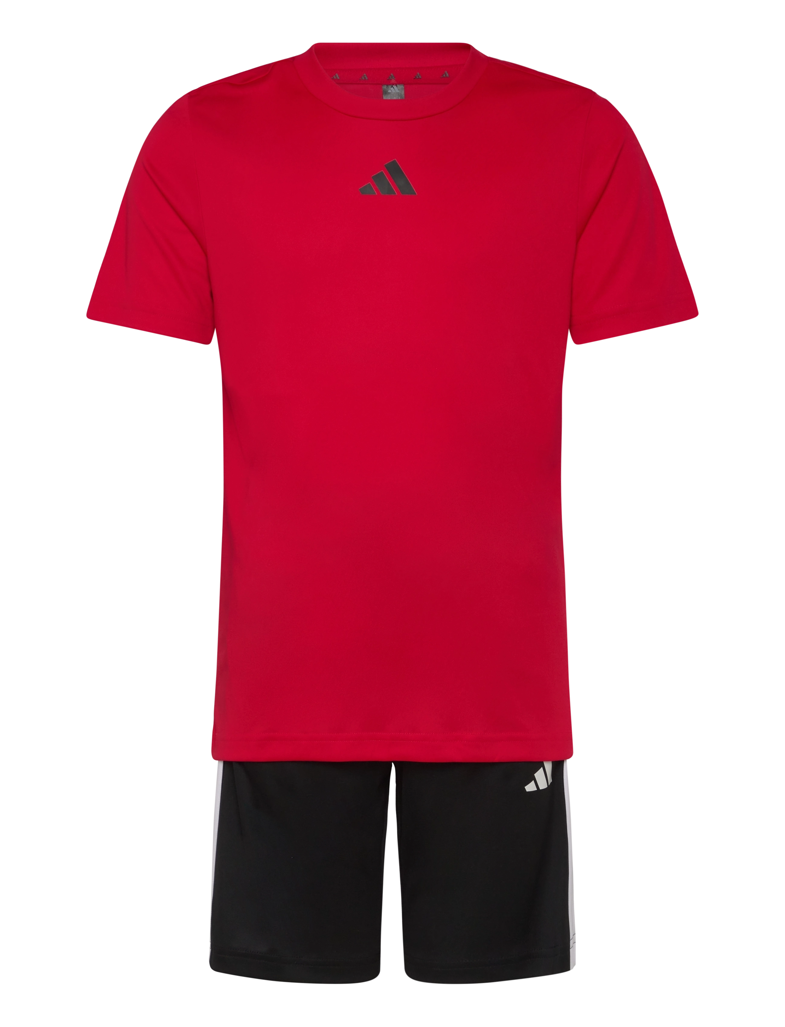 adidas Sportswear J TR-ES 3S SET - App deal - PURRUB/BLACK / red