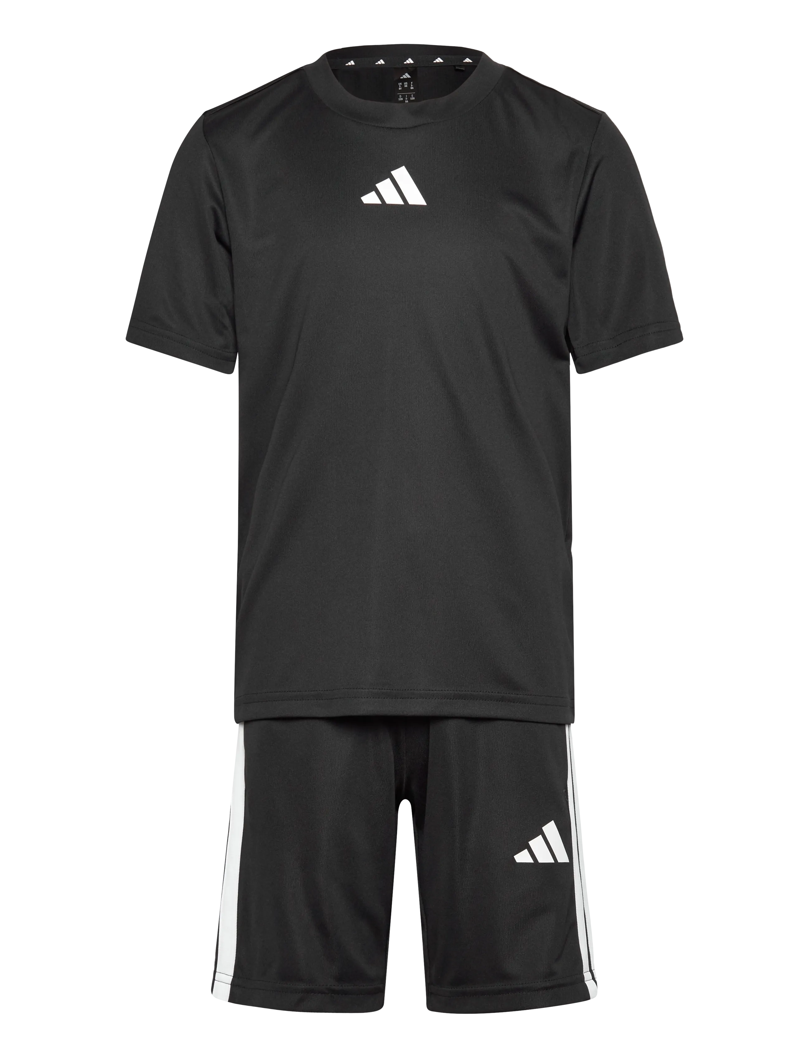 adidas Sportswear J TR-ES 3S SET - Tøj - BLACK/WHITE / black