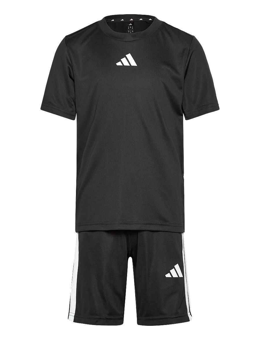adidas Sportswear - J TR-ES 3S SET - matchende sæt - black/white - 0