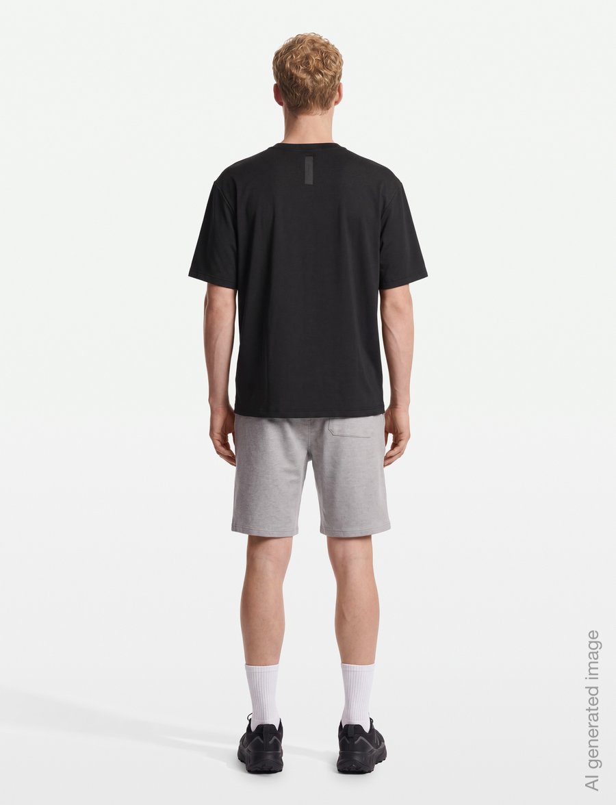 adidas Sportswear - M Z.N.E. TEE LO - oberteile & t-shirts - black - 4