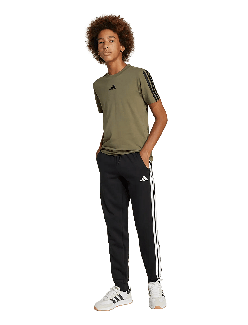 adidas Sportswear - J 3S FL PT 280 - dressipüksid - black/white - 0