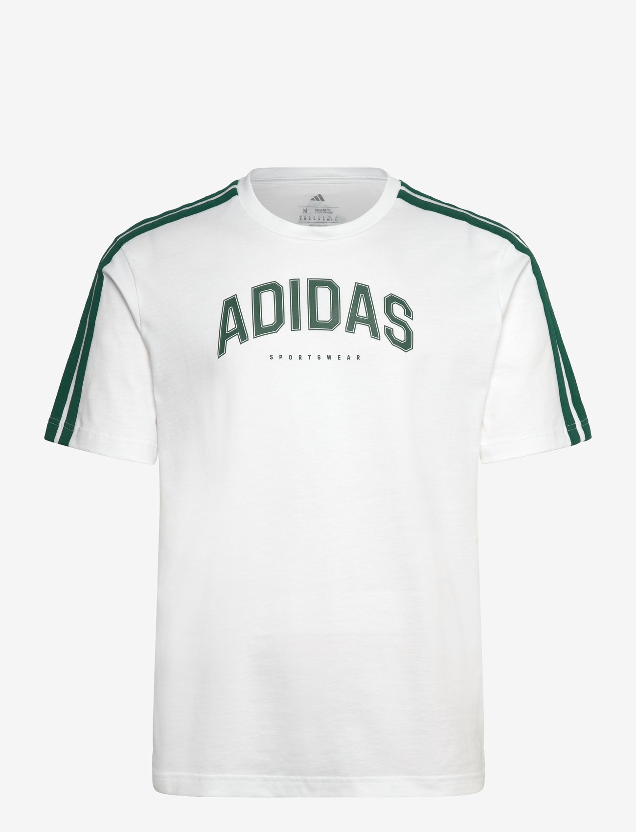 adidas Sportswear - M C COLLEG TEE - t-shirts - white - 1