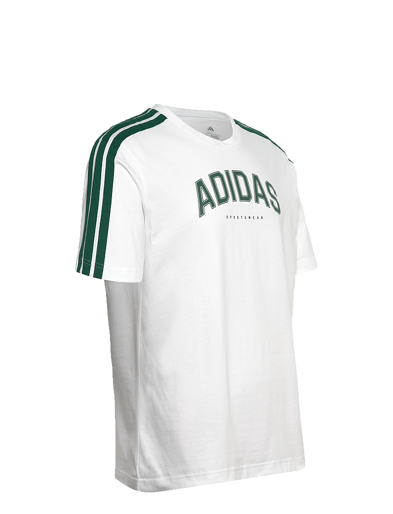 adidas Sportswear - M C COLLEG TEE - t-shirts - white - 3