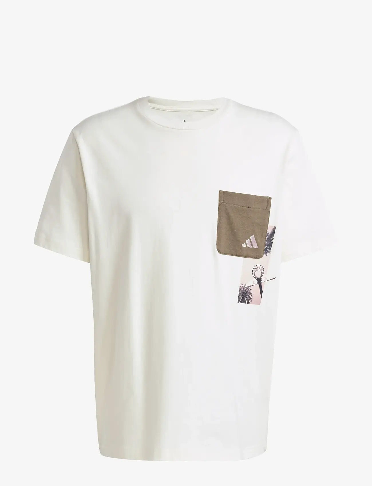 adidas Sportswear - M T LENS PKT T - t-shirts - owhite - 1