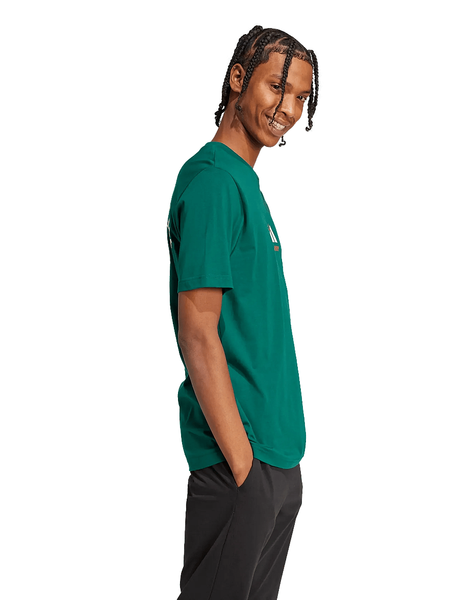 adidas Sportswear - M L PIZZA TEE - alussärgid ja t-särgid - cgreen - 0