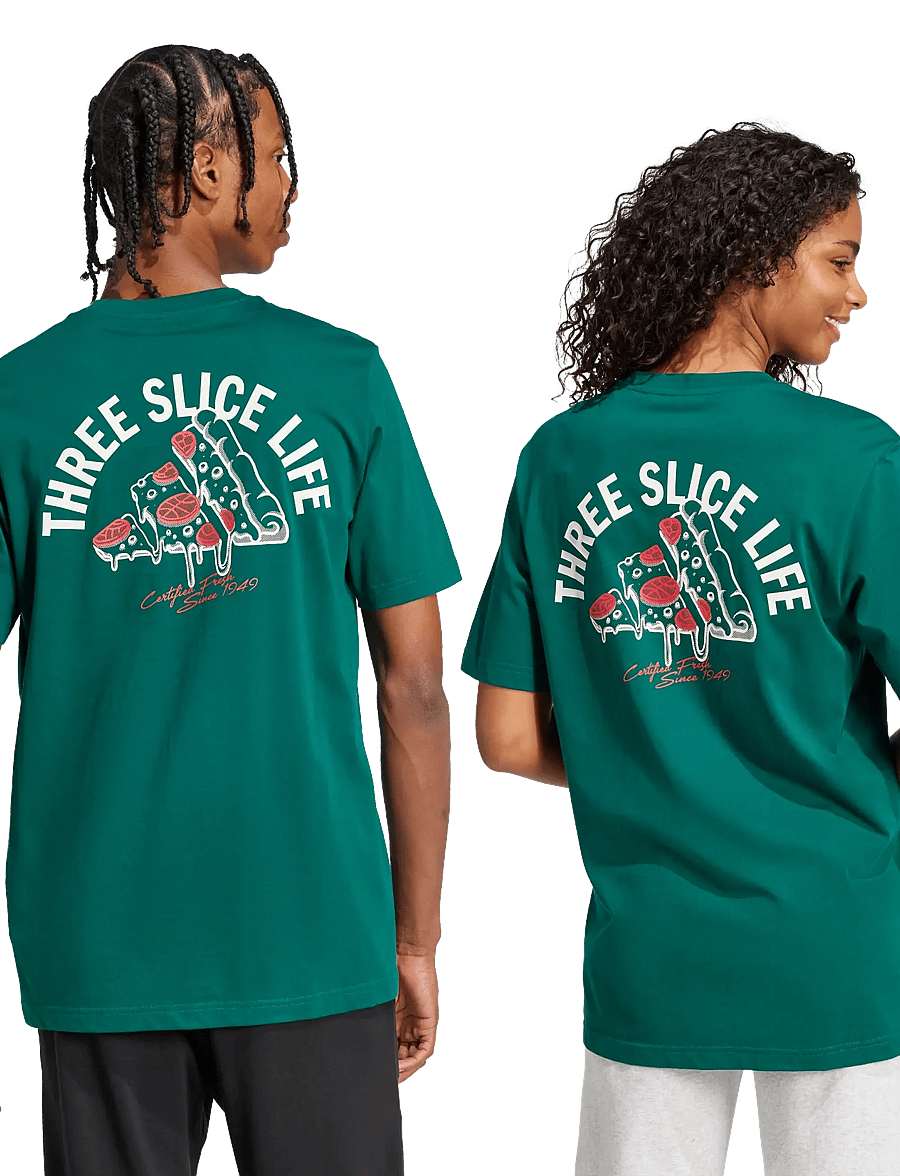 adidas Sportswear - M L PIZZA TEE - alussärgid ja t-särgid - cgreen - 2