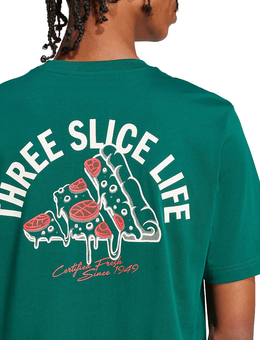 adidas Sportswear - M L PIZZA TEE - alussärgid ja t-särgid - cgreen - 5