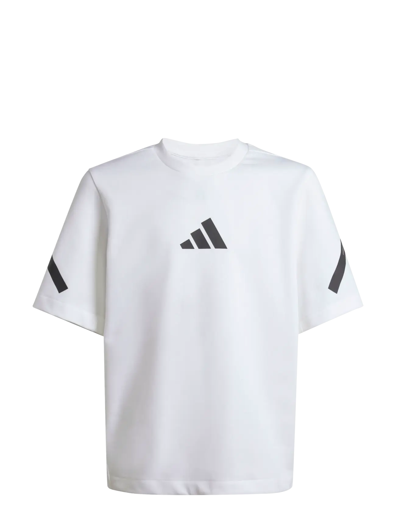 adidas Sportswear J ZNE TEE - Sport - WHITE/BLACK / white
