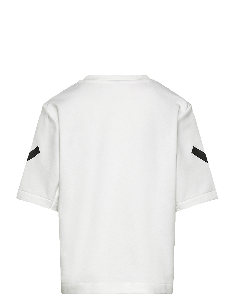 adidas Sportswear - J ZNE TEE - kortärmade t-shirts - white/black - 2