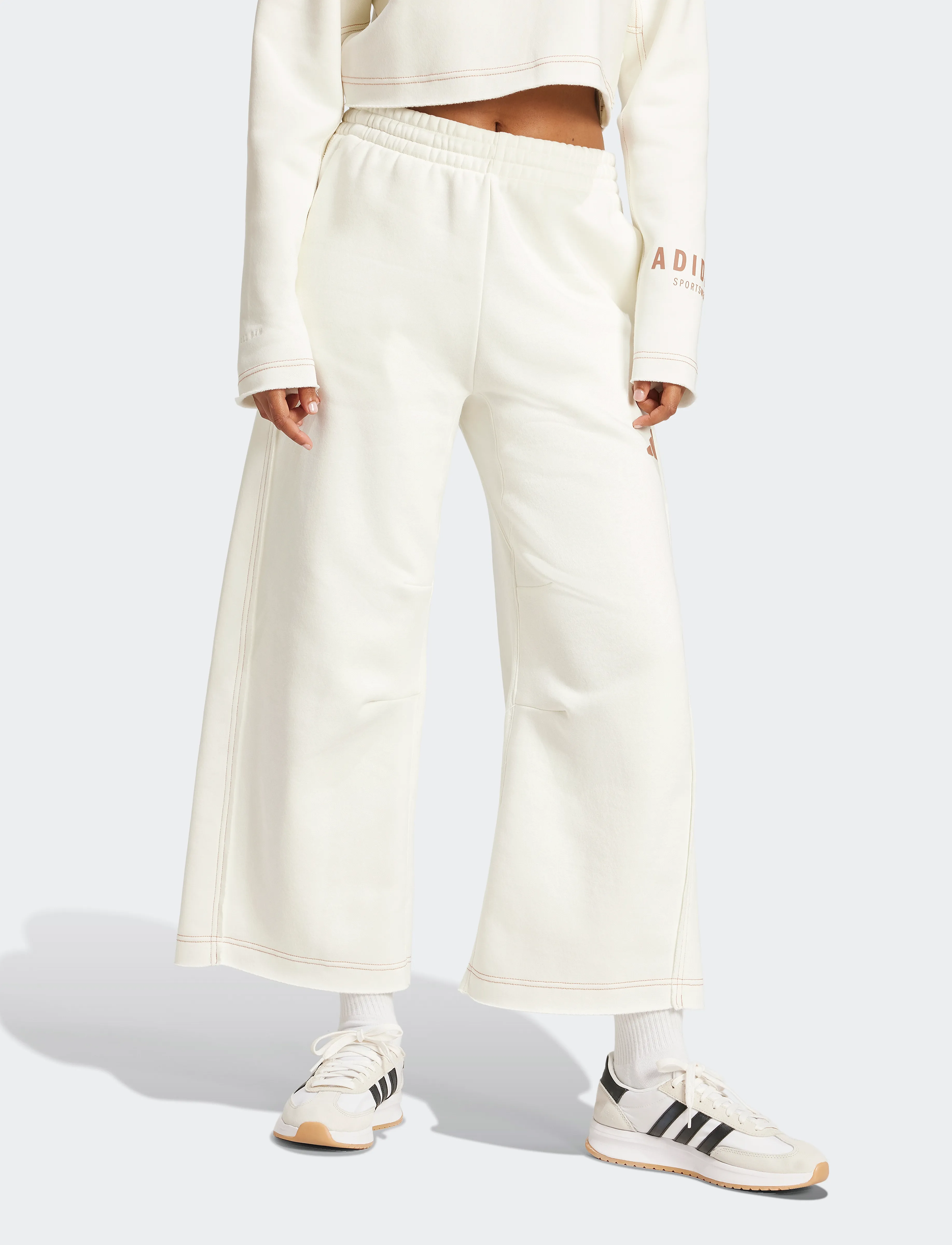 adidas Sportswear W ALL SZN G  PT - Träningsbyxor - OWHITE / cream