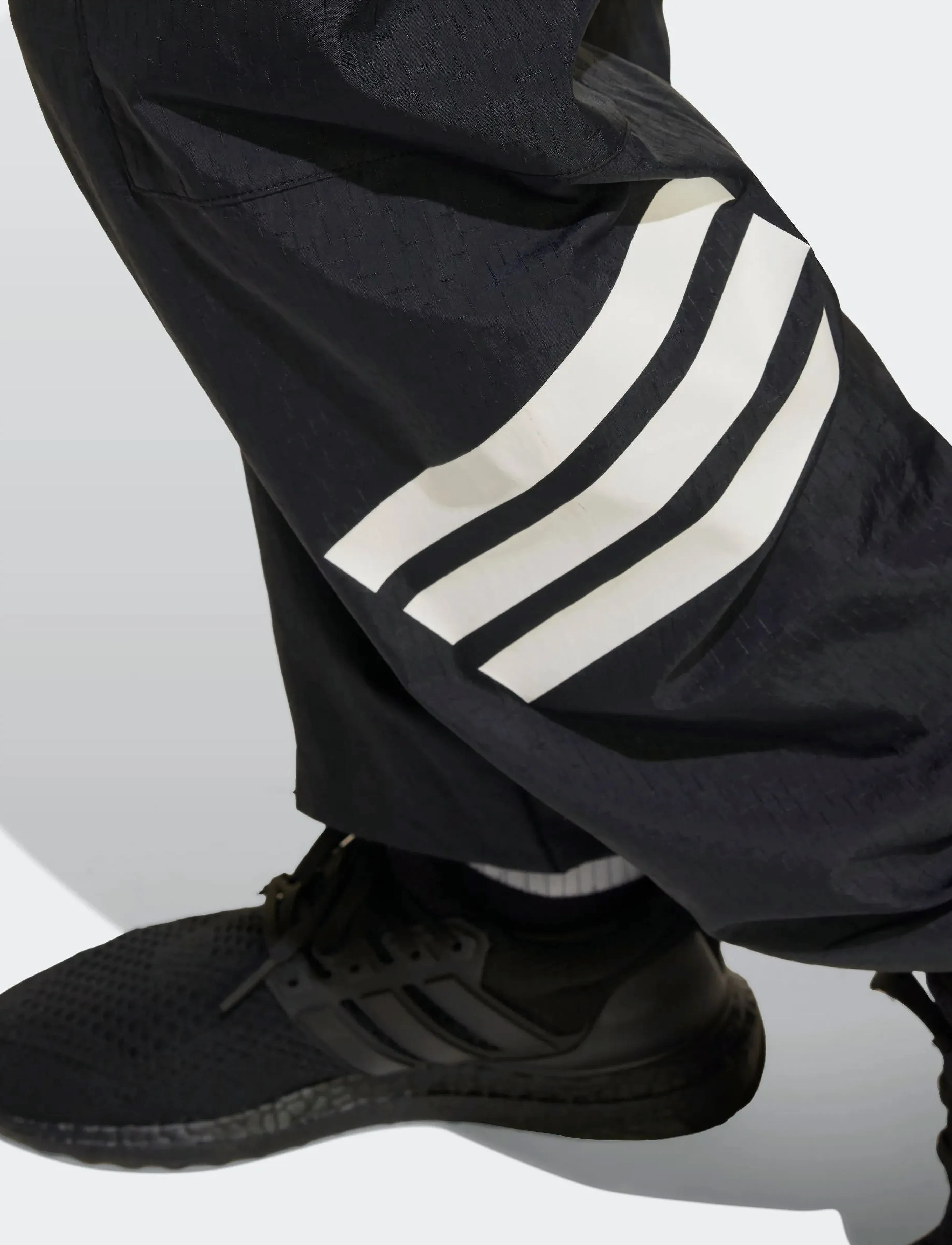 adidas Sportswear - J FI WV PT - spodnie treningowe - black/white - 3