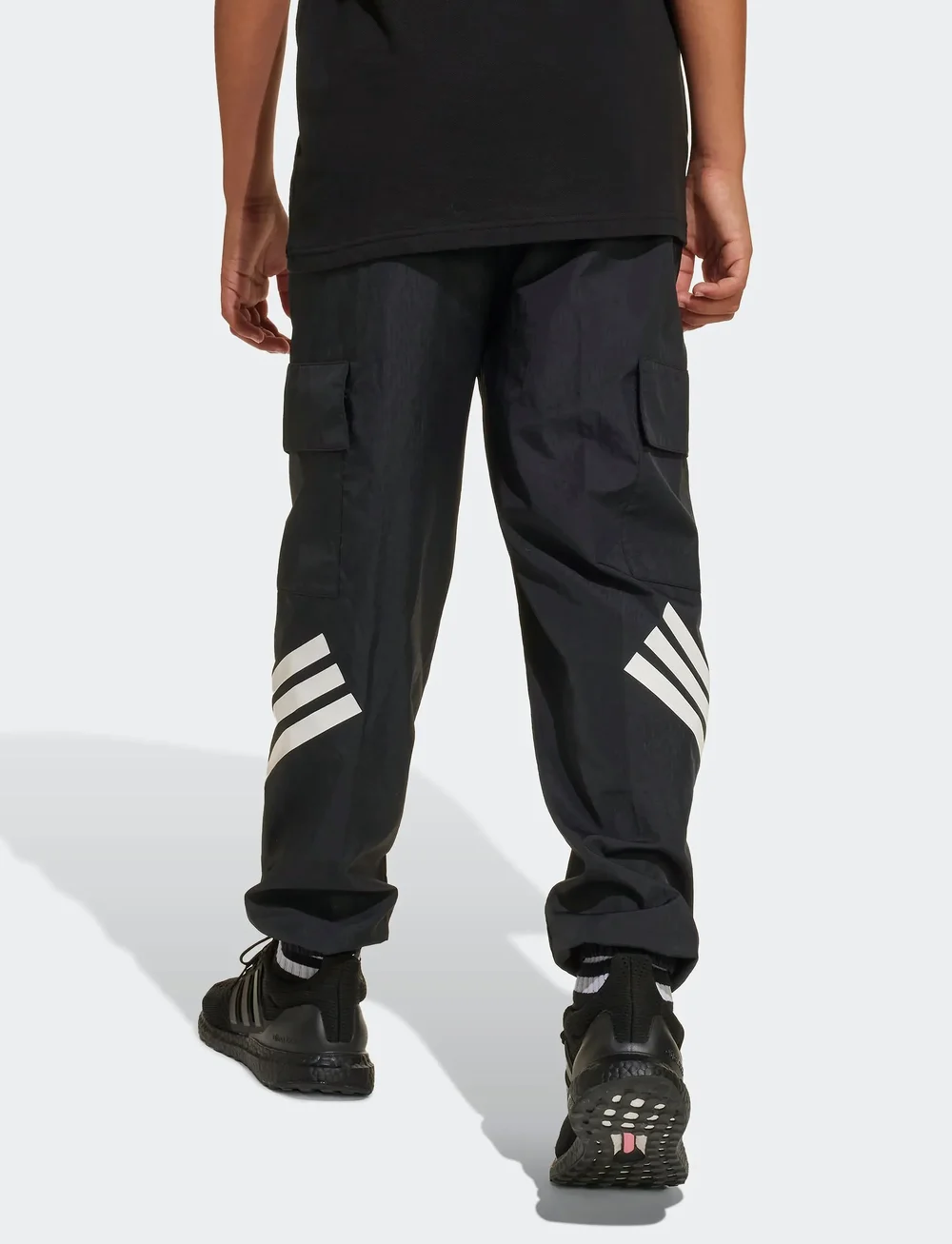 adidas Sportswear - J FI WV PT - trainingshosen - black/white - 4