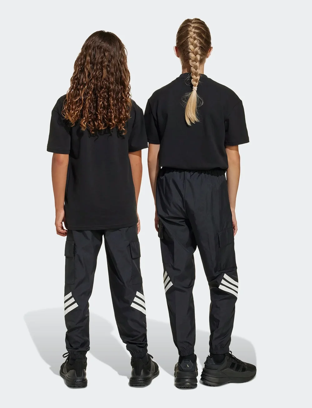 adidas Sportswear - J FI WV PT - trainingshosen - black/white - 5