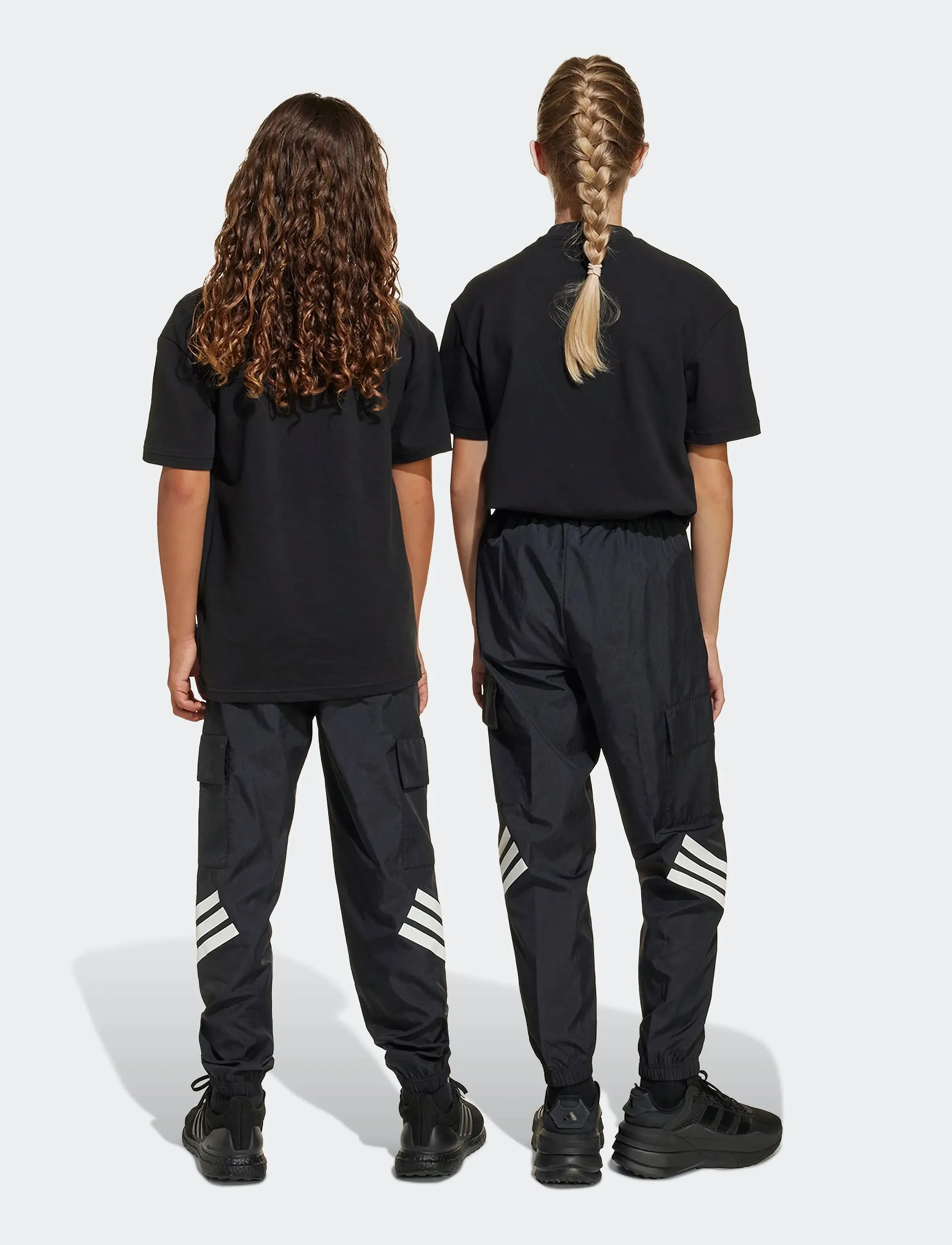 adidas Sportswear - J FI WV PT - spodnie treningowe - black/white - 5