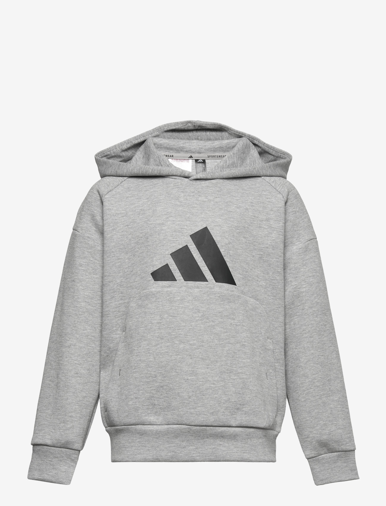 adidas Sportswear - J FI LOGO HD - huvtröjor - mgreyh/black - 1
