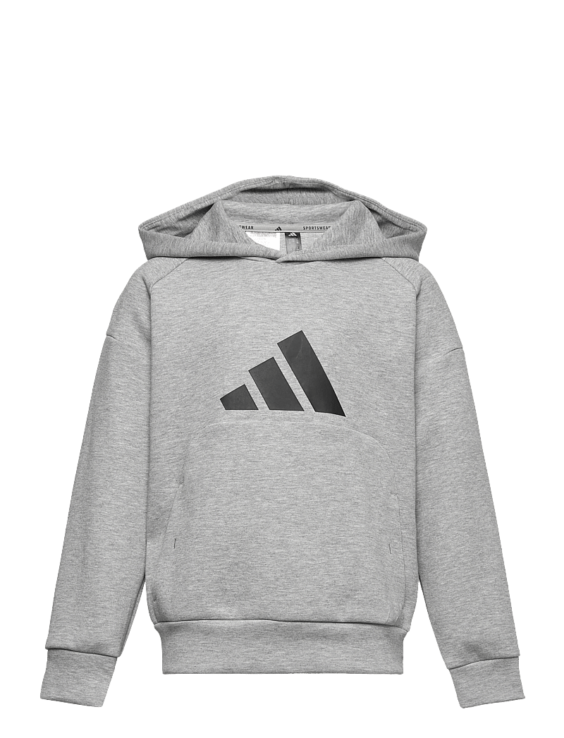 adidas Sportswear - J FI LOGO HD - huvtröjor - mgreyh/black - 1