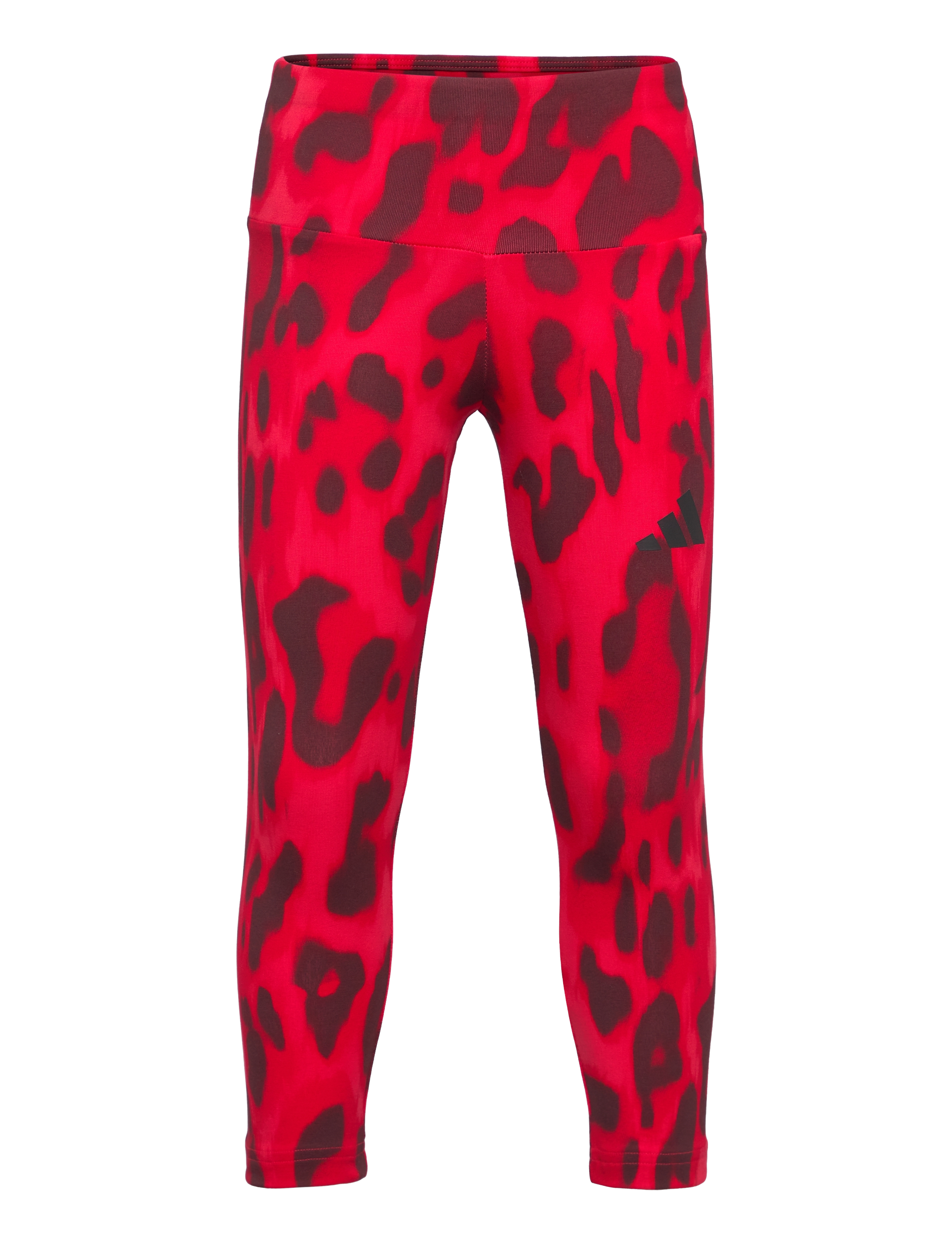 adidas Sportswear JG FI AOP 7/8LE - Leggings - PURRUB/BETSCA/AURRUB/ / red