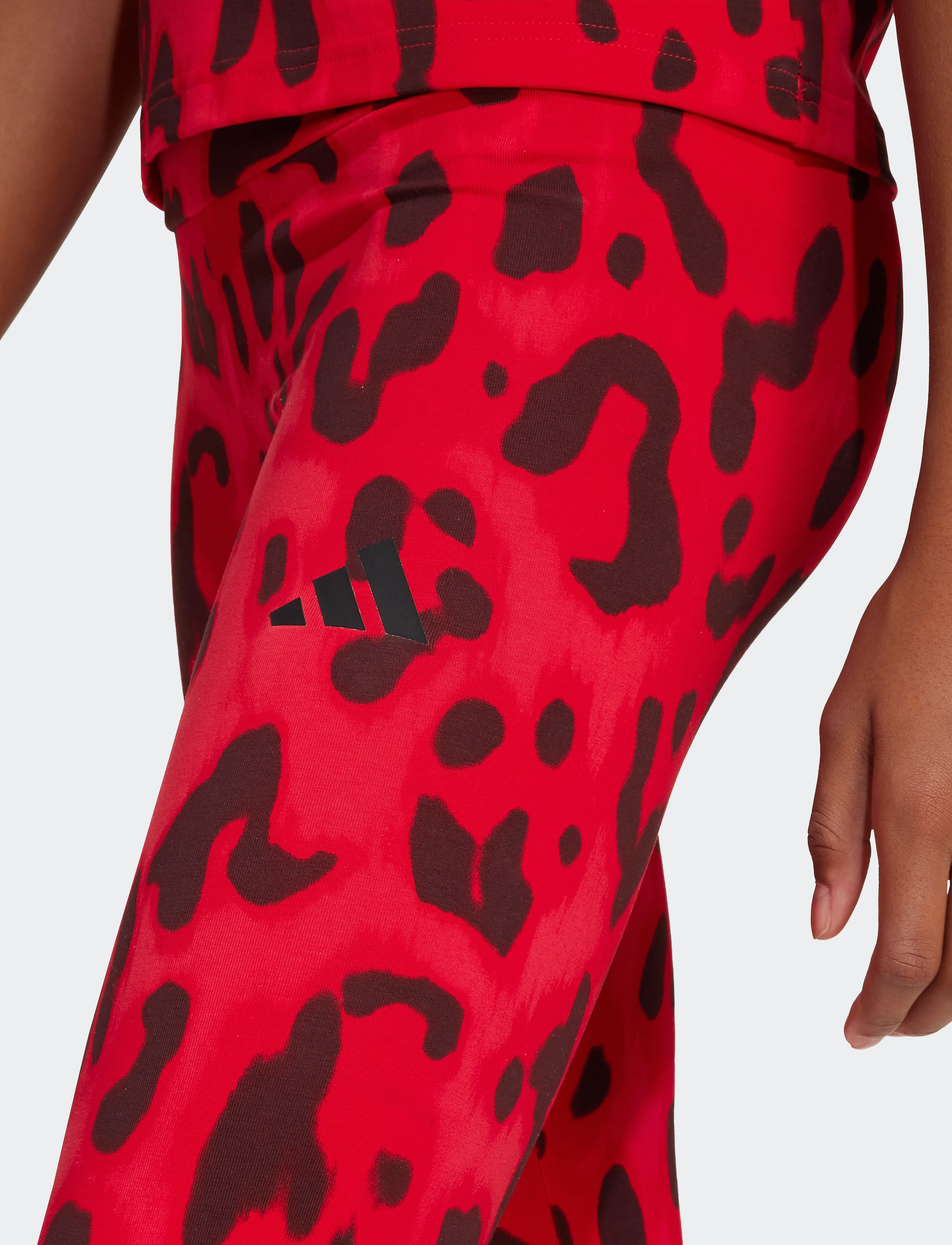 adidas Sportswear - JG FI AOP 7/8LE - leggings - purrub/betsca/aurrub/ - 3