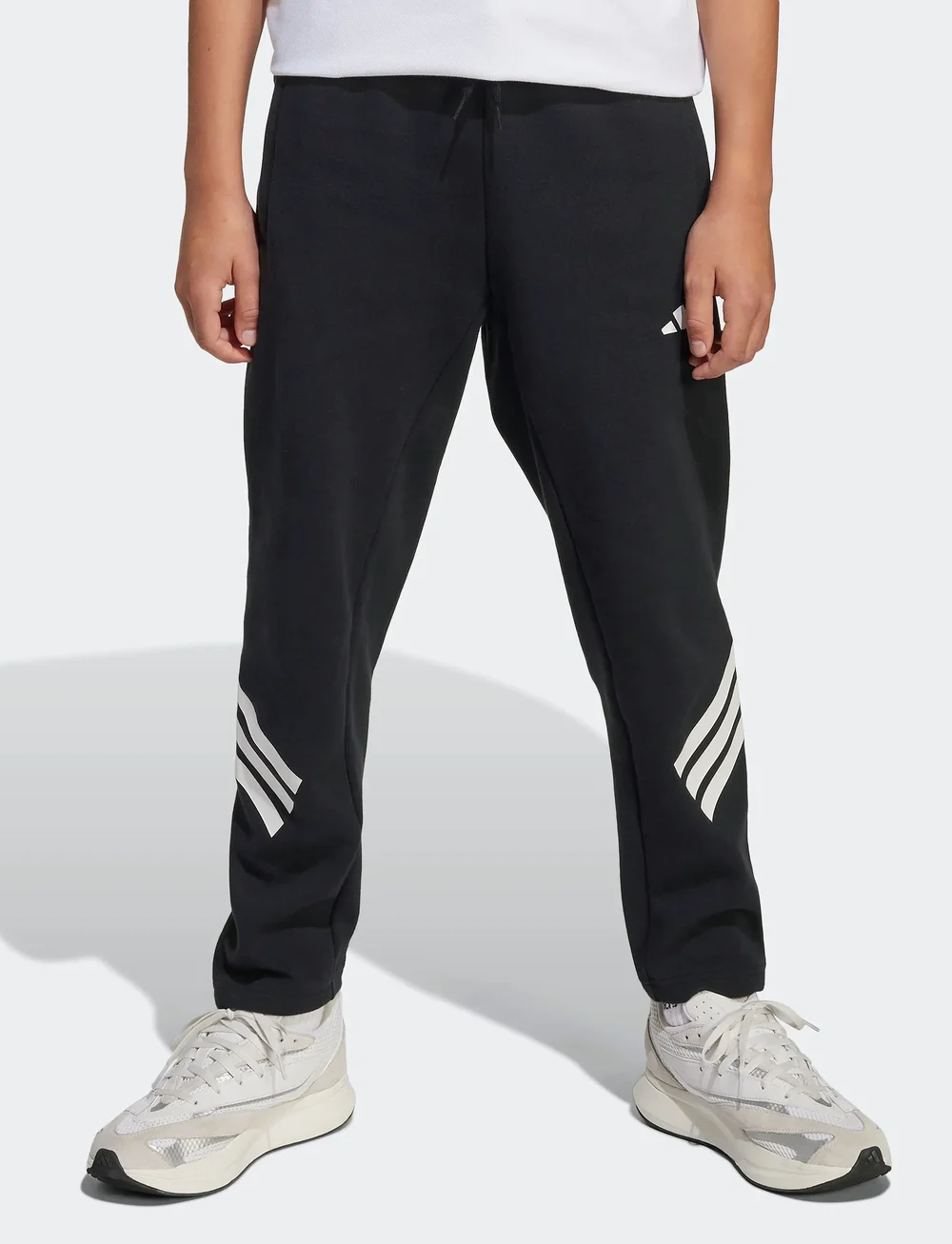 adidas Sportswear - J FI 3S ANK PT - dressipüksid - black/white - 0