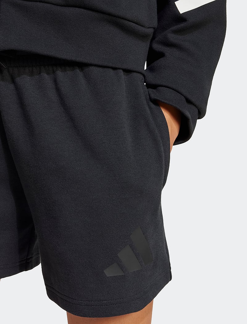 adidas Sportswear - JG FI SHO - sportimise püksid - black/black - 4