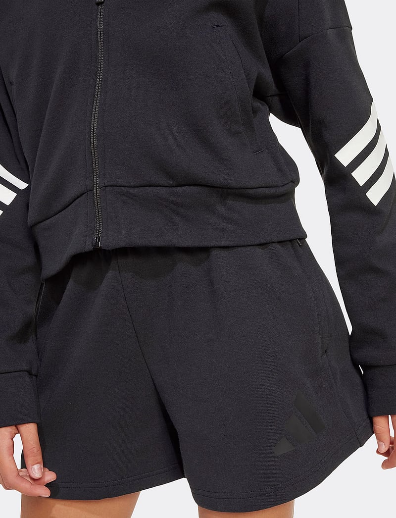 adidas Sportswear - JG FI 3S FZ - kapuzenpullover - black/white - 5