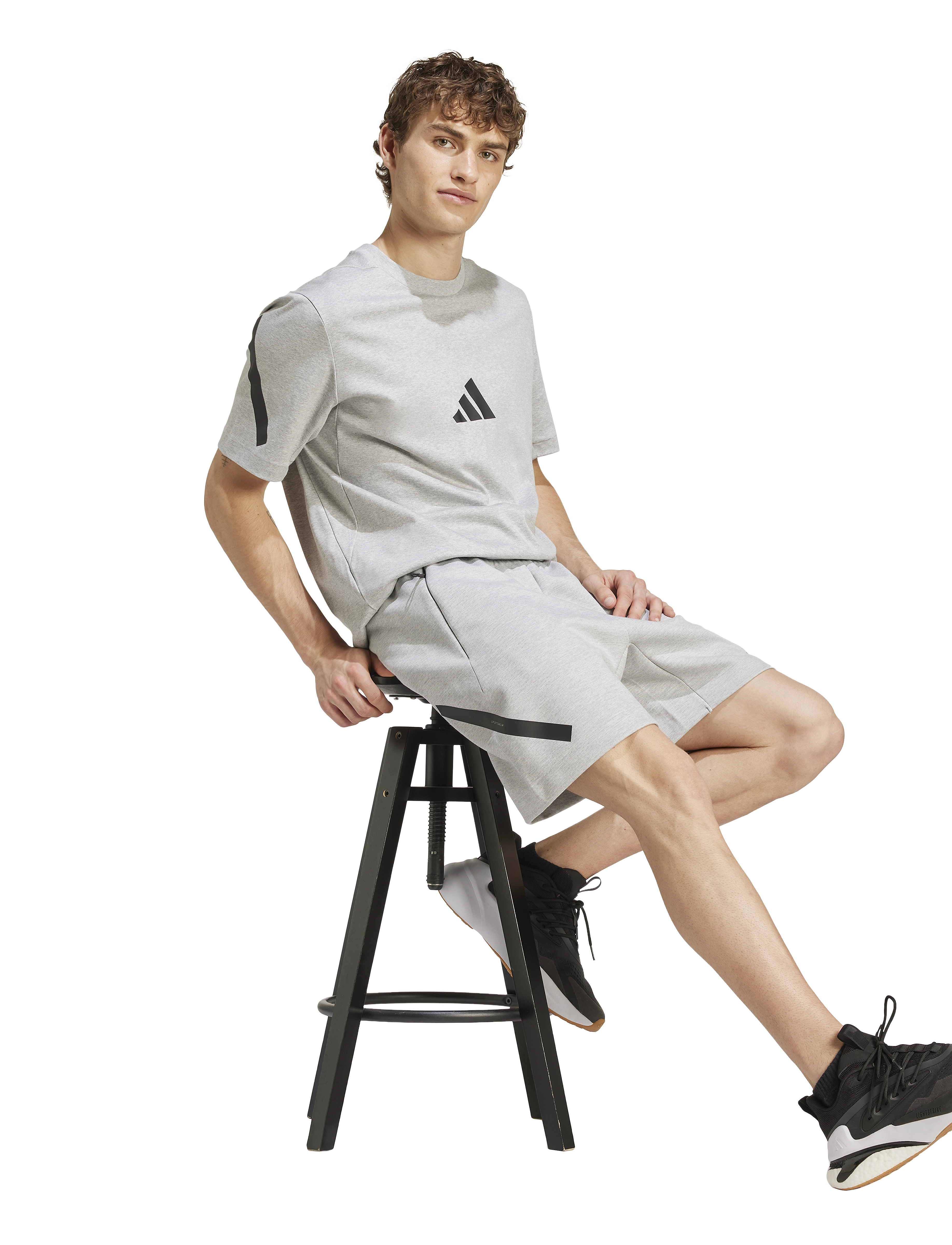 adidas Sportswear - M Z.N.E. SHO - træningsshorts - mgreyh - 3
