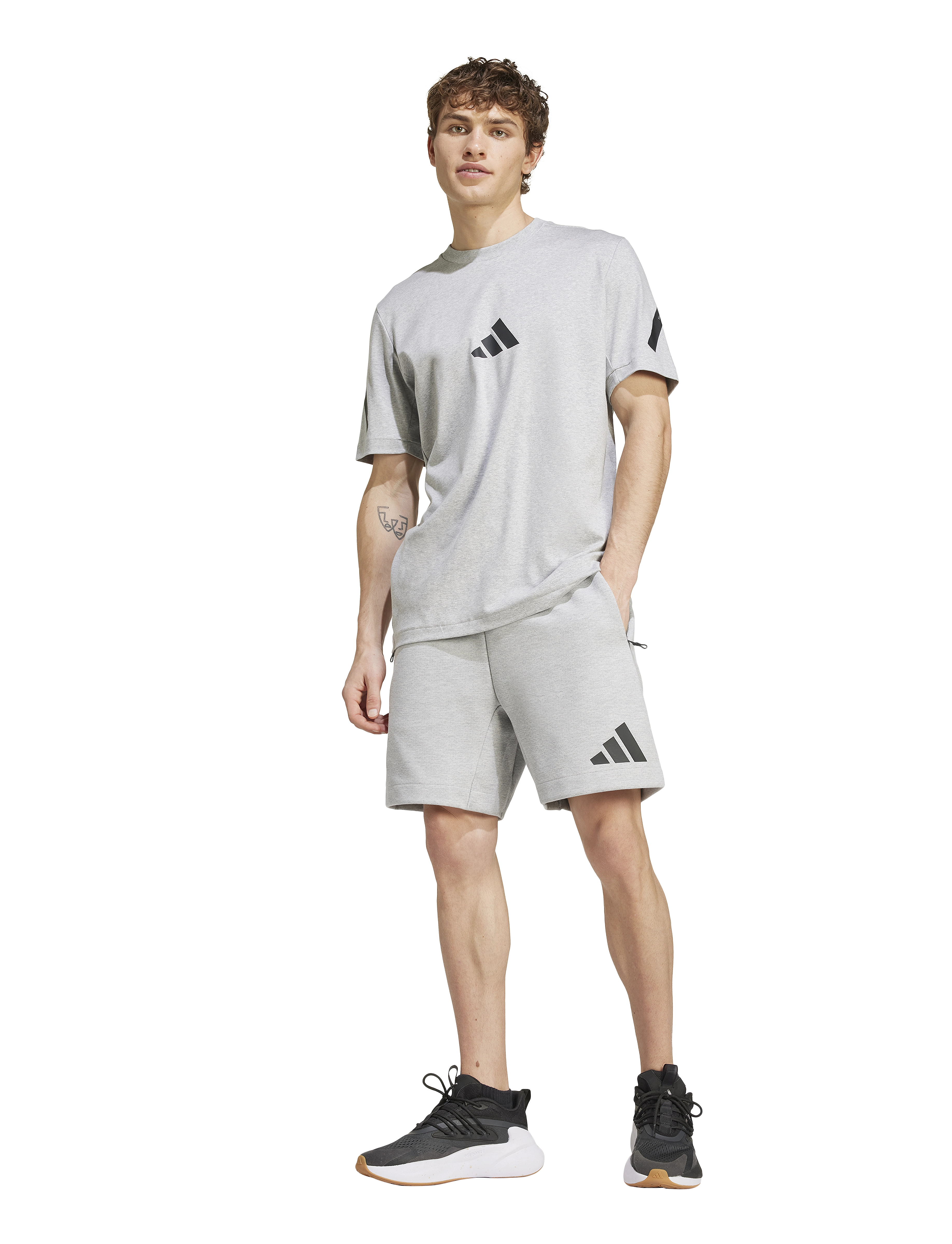 adidas Sportswear - M Z.N.E. SHO - træningsshorts - mgreyh - 4