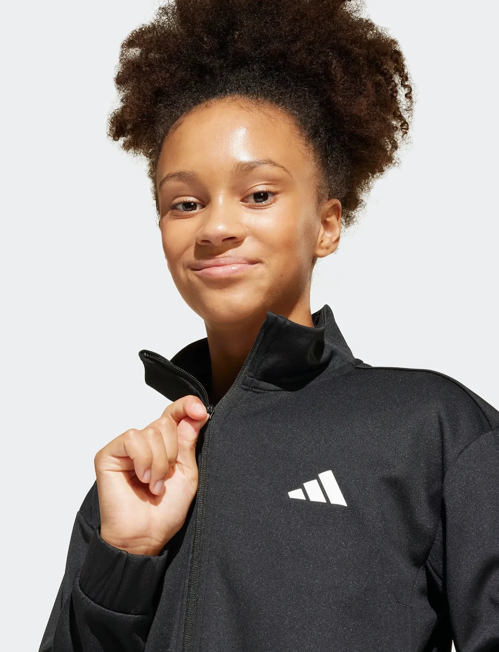 adidas Sportswear - JG SPR TTOP - džemperiai - black/white - 3