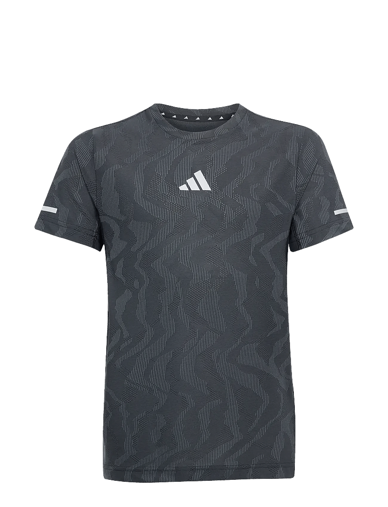 adidas Sportswear - J PP TEE - sporta topi - black/refsil - 1