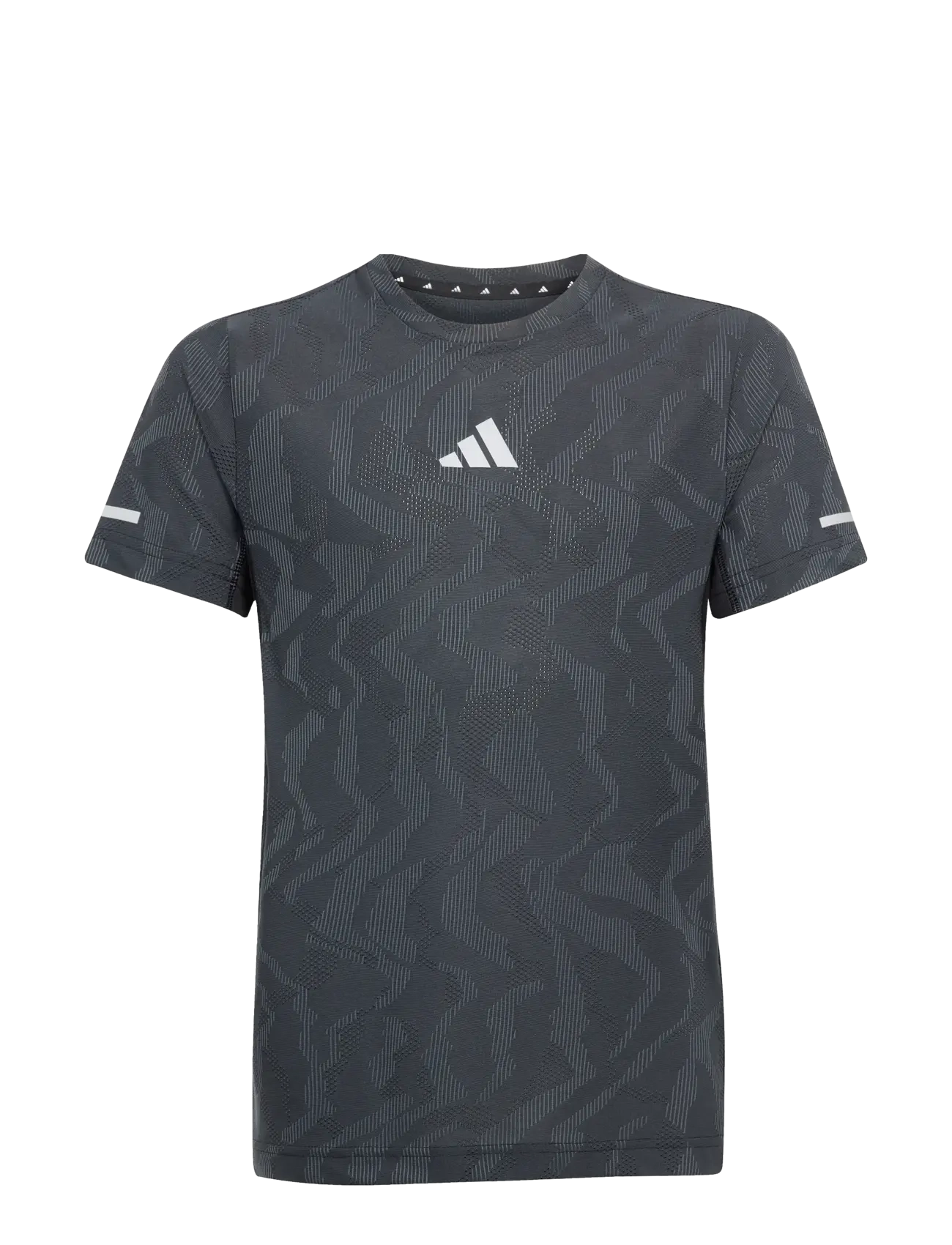adidas Sportswear J PP TEE - Löpning - BLACK/REFSIL / multi