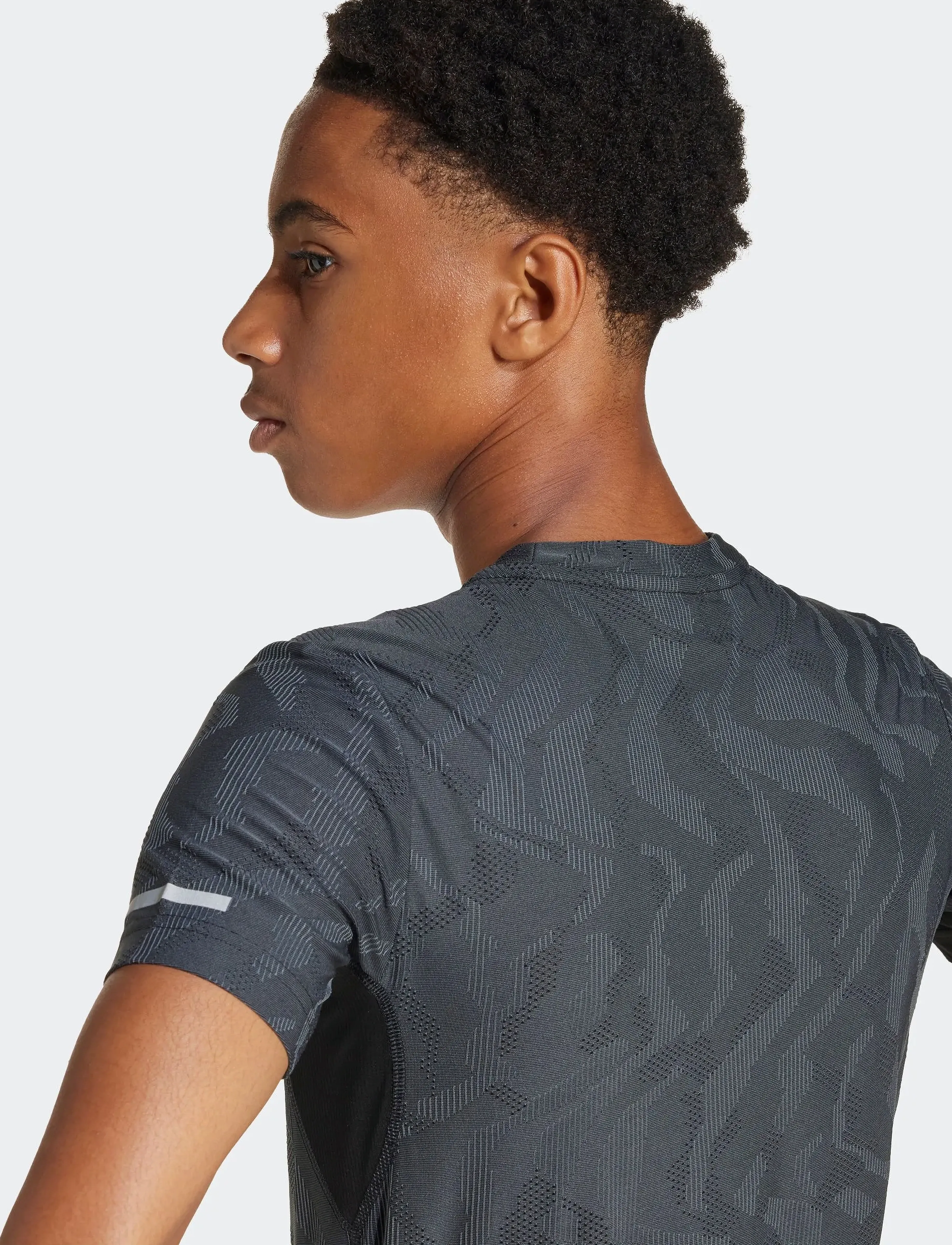 adidas Sportswear - J PP TEE - sportoberteile - black/refsil - 4