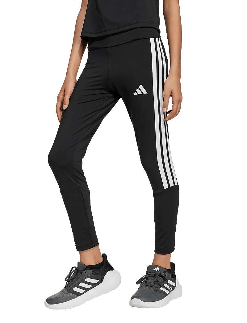 adidas Sportswear - JG TR-ES 3S LEG - loop- en trainingslegging - black/white - 5
