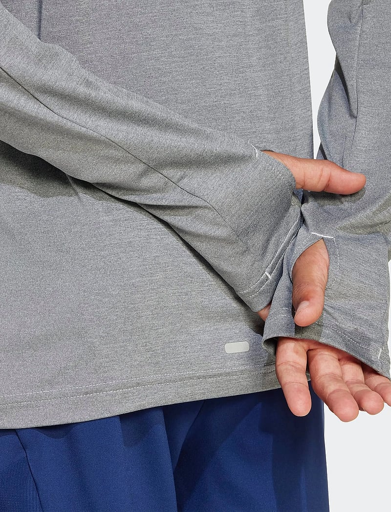 adidas Sportswear - J GT PZ ZIP LS - sportoberteile - grethr/greone/refsil - 5