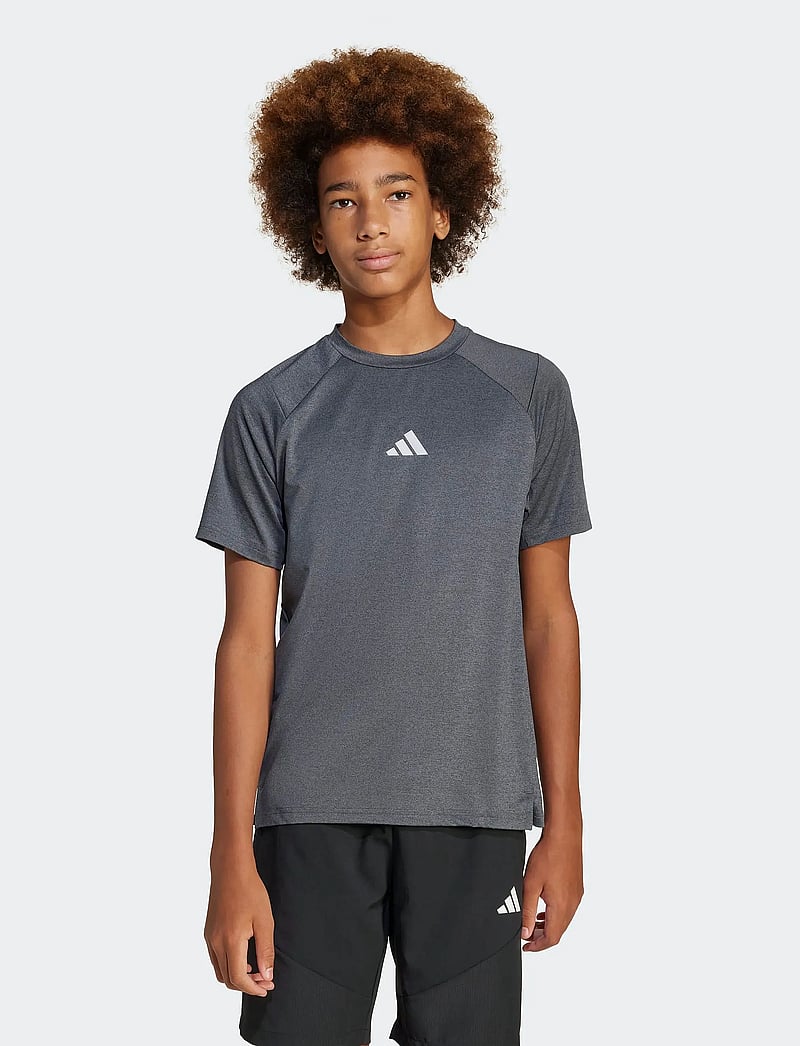 adidas Sportswear - J GT PZ TEE - sportoberteile - black/grethr/refsil - 3