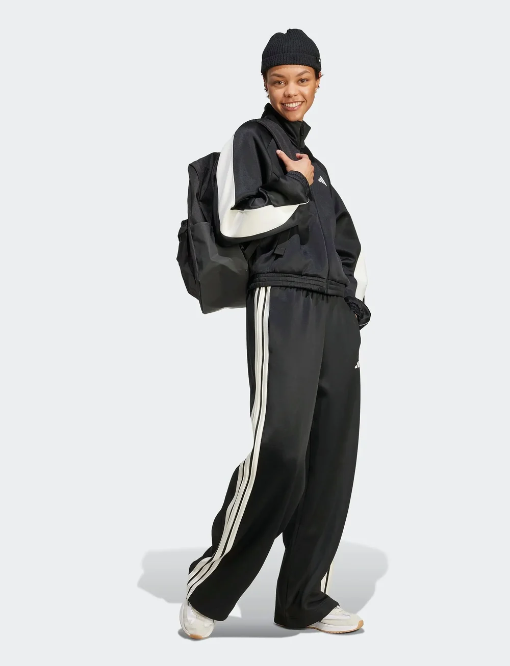 adidas Sportswear - W STADIUM TT - sportsjakker - black/owhite - 0