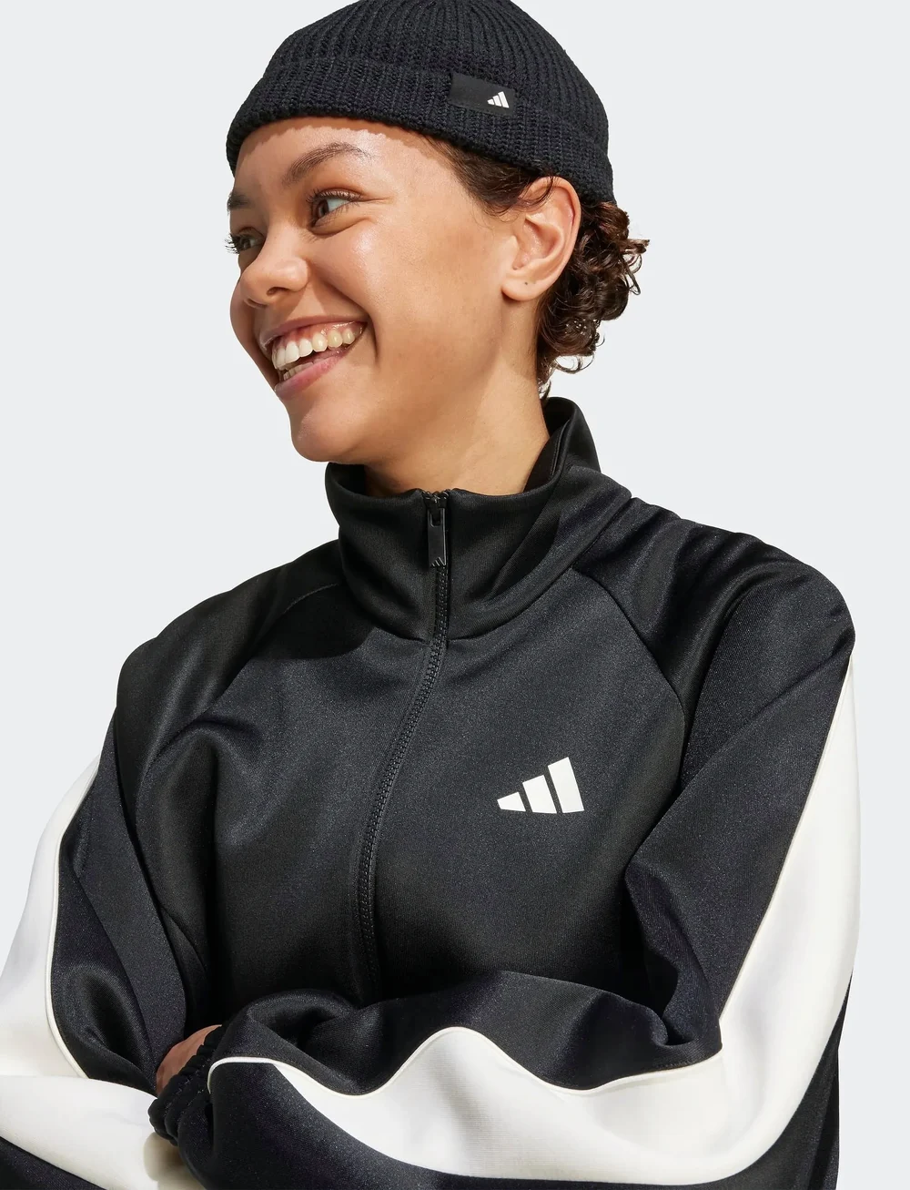 adidas Sportswear - W STADIUM TT - sportsjakker - black/owhite - 3